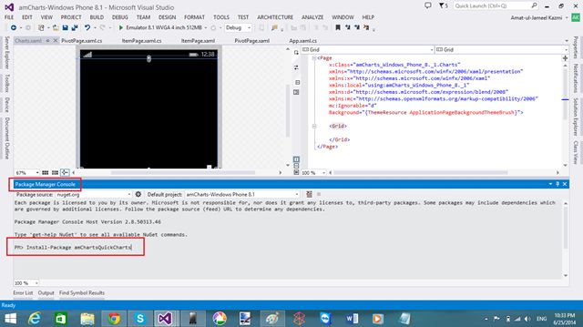 Package Manager Console after PM